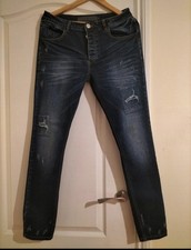 Avenzi Ripped Dark Blue Men Jeans Size32 #jeans #size32 #rippedjeans #avenzi