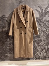 Beige Topshop Coat Long Jacket