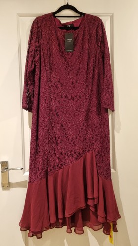 Joanna hope burgundy - burgundy, lace
