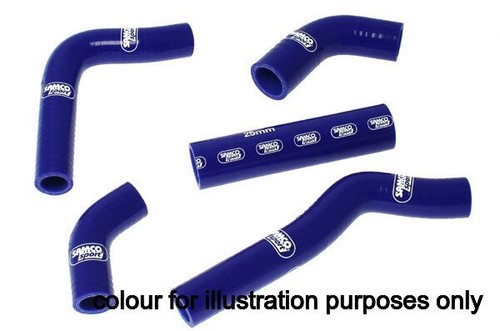 White samco silicon rad hoses - white,
