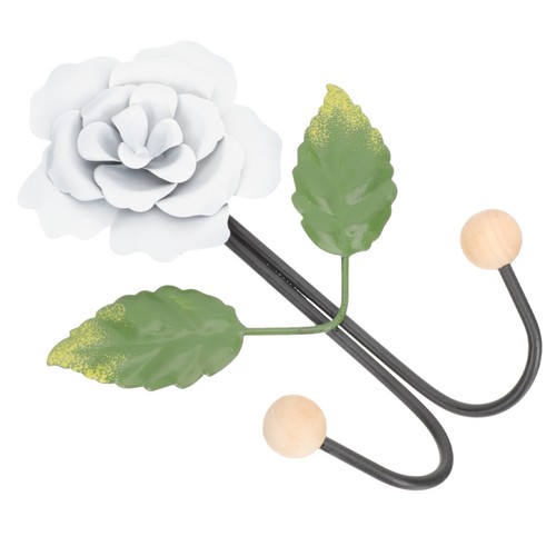 Wall mounted keys - hook, flower