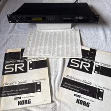 Korg Wavestation SR Synthesizer with manuals