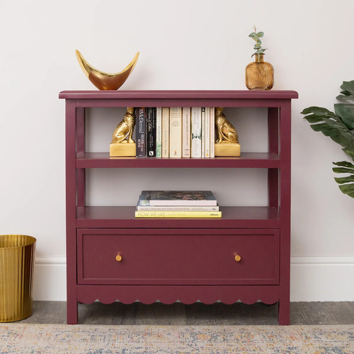 Wine red scalloped - wine,