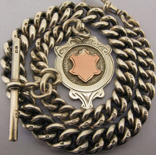 Heavy antique solid sterling - heavy,