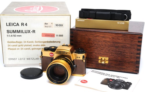 Leica gold edition with - gold,