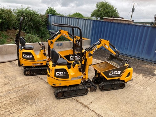 Mini digger hire - mini, ton