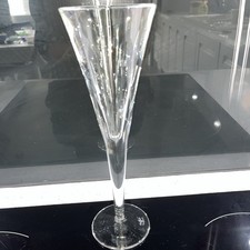 WATERFORD CRYSTAL Flute John Rocha Champagne Glasses x 1 "Incline Geo" Print EXC