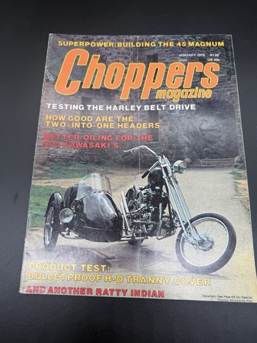 January 1975 choppers magazine - choppers,