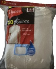 Hanes 10 Pack Tagless White