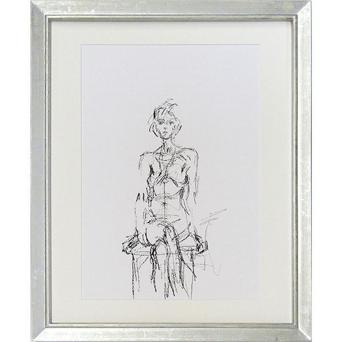 Alberto giacometti woodblock - giacometti,