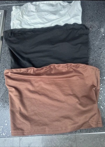 Boob tube tops size - 3, s