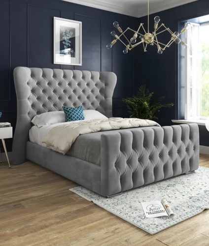 New ottoman steel - ottoman, plush