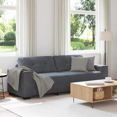 Seater sofa dark grey 180 - dark,
