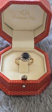 Sapphire And Diamond Ring
