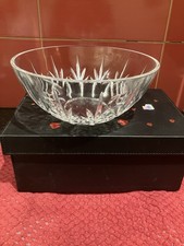 Glass Crystal Fruit Bowl Large Clear, Deep Dish. Super lovely thing.