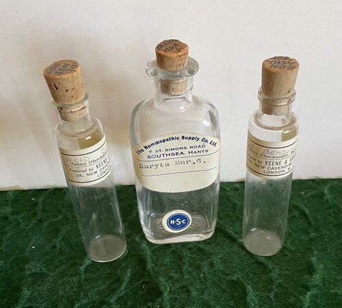 Antique apothecary phials - antique,