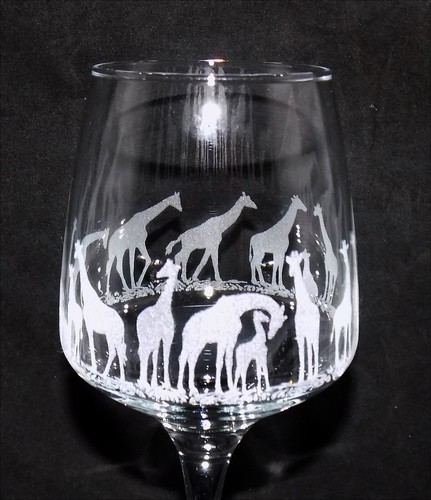New laser etched giraffe - new, 'giraffe'