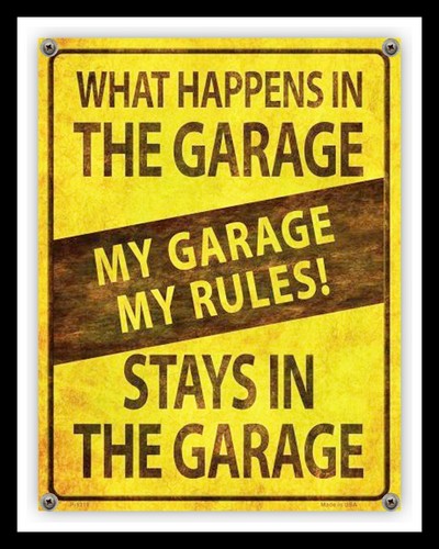 What happens the garage - in,