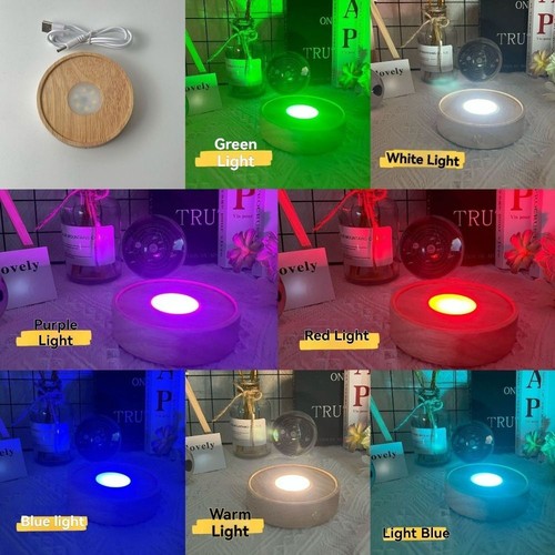 10cm wood light base - wood,