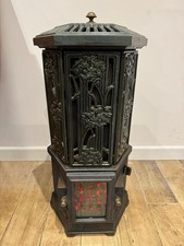 Esse Firemaster Solo Vintage Cast Iron Electric Heater – Art Nouveau Retro Stove