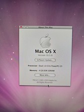 Apple Power Mac G5 Vintage Dual 1.8 CPU 4GB RAM, macOS X 10.5.8 - PRISTINE!!!