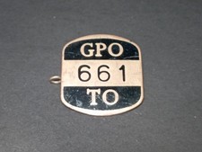 Vintage gpo postman enamel - vintage, postman's