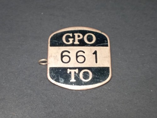 Vintage gpo postman enamel - vintage,