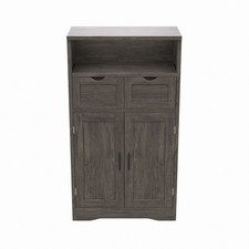 Grey Wooden Sideboard Cupboard