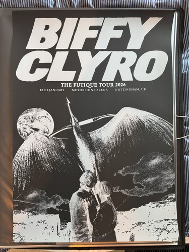 Biffy clyro screenprint poster - clyro,