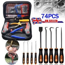 Motorcycle Van Tubeless Type Puncture Repair Kit Tool O Ring Gasket Removal Set