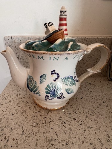 Storm teacup lighthouse - teacup,