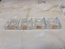 40mm Vintage Glass Stain Blocks x 14