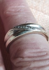 White gold ring - gold, with