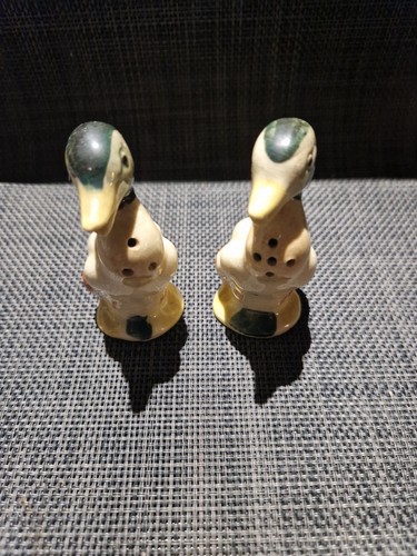 Vintage mallard duck - salt, and