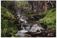 Carbost burn waterfall, Isle of Skye - 30" x 20" CANVAS - SCOTTISH LANDSCAPES