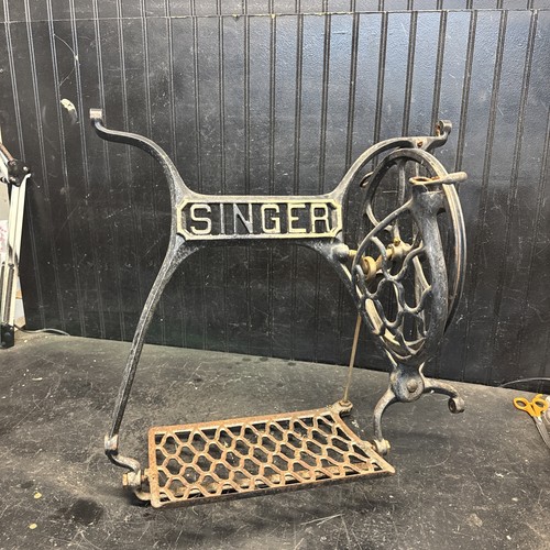Antique singer treadle sewing - antique,