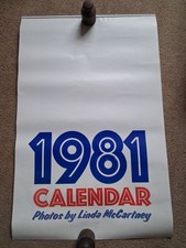 LINDA McCARTNEY CALENDAR 1981
