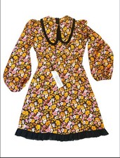 Topshop Black & Orange Floral