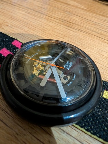 Vintage 1988 swatch pop red - swatch,