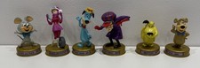 A6) Vintage Hanna Barbera Collection Gold Base Figures  Wacky Races