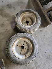 22 9.50 12 back rear wheels tyres ride on lawn mower massey ferguson mtd 4 stud