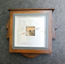 S125 Wooden Art Deco Barometer 