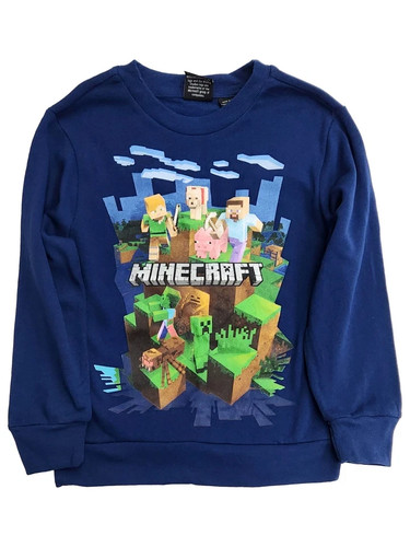 Boys blue minecraft creeper - boys,