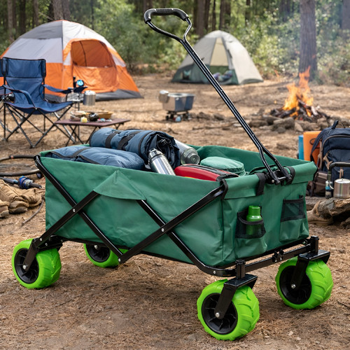 Foldable garden trailer - garden,