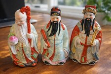 Vintage Chinese God Porcelain