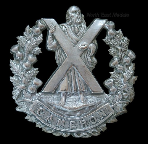 Cameron highlanders cap badge - highlanders,
