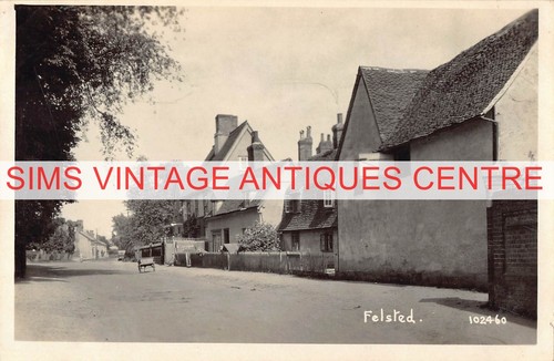 Antique postcard rppc felstead - rppc,