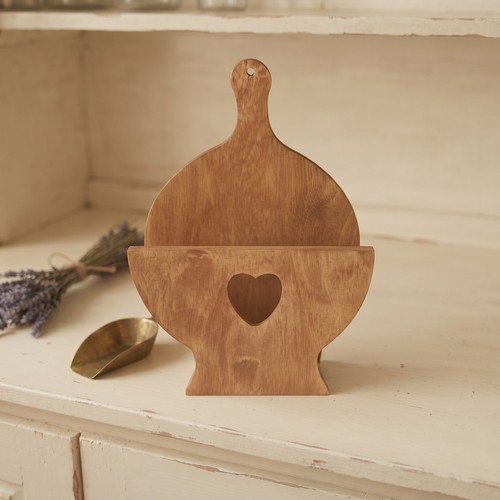 Vintage wood wall mount - wall, paper