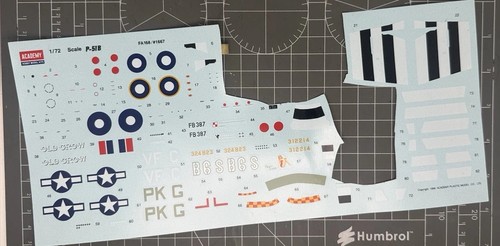 Academy 51b mustang - academy, 1:72