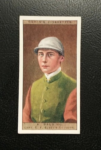 Ogdens cigarette card jockeys - card-,